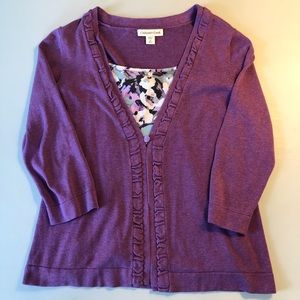 Cardigan plus camisole
